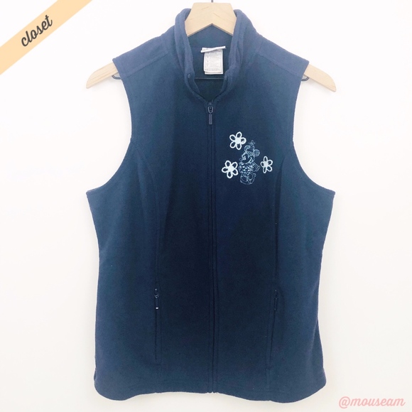 Disney Jackets & Blazers - [Disney World] Blue Minnie Mouse Fleece Vest